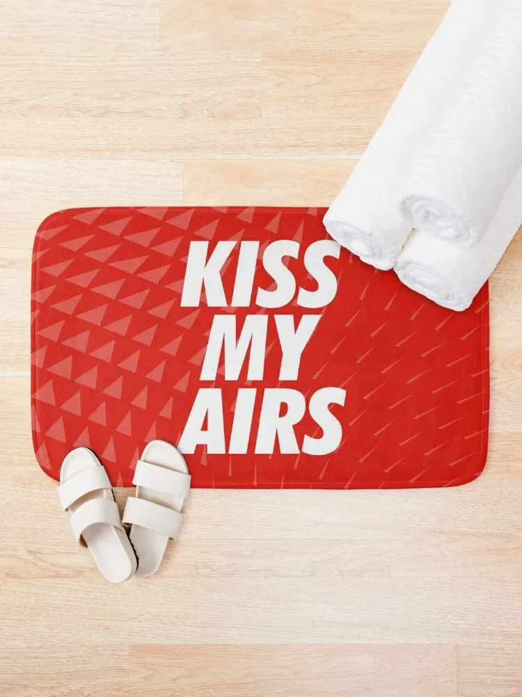 Kiss My Airs Sneaker Head Hype Rood & Wit Badmat Badkamer Gebruiksvoorwerpen Huishoudelijke Artikelen Tapijt Antislip Badkamer Tapijt Set Mat