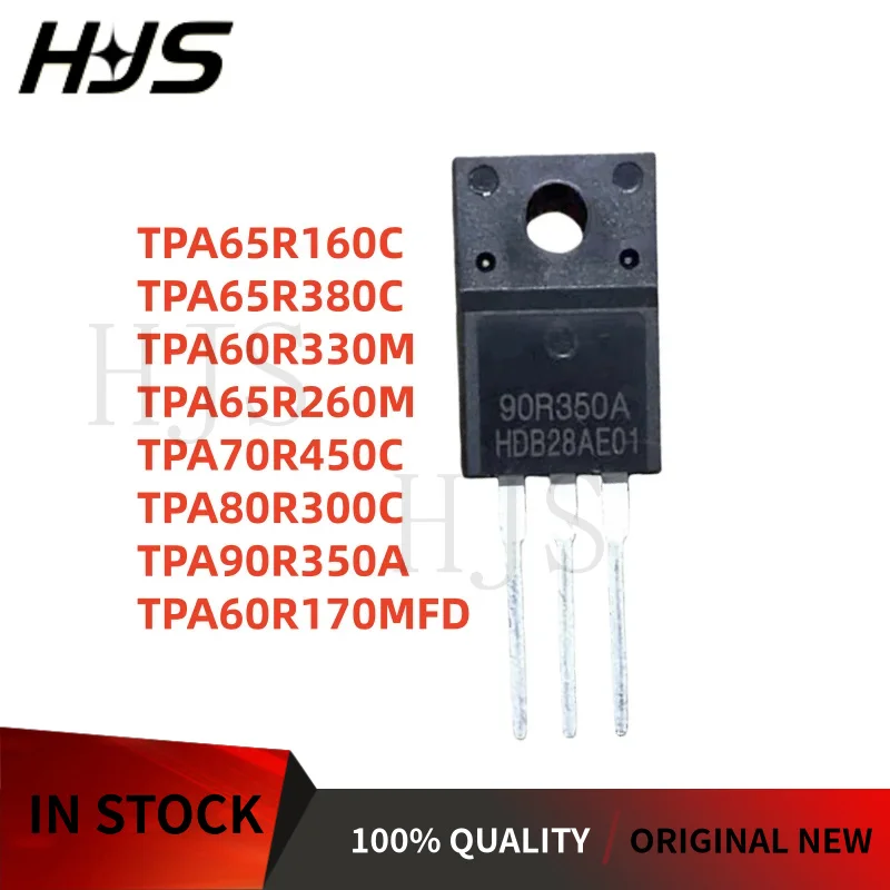 

10pcs Brand New TPA60R170MFD TPA65R160C TPA60R330M TPA80R300C TPA65R380C TPA65R260M TPA70R450C TPA90R350A TO-220F In Stock