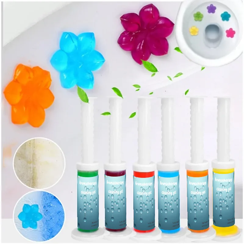 Toilet Cleaner Gel Syringe Aromatic Drain Toilet Cleaning De