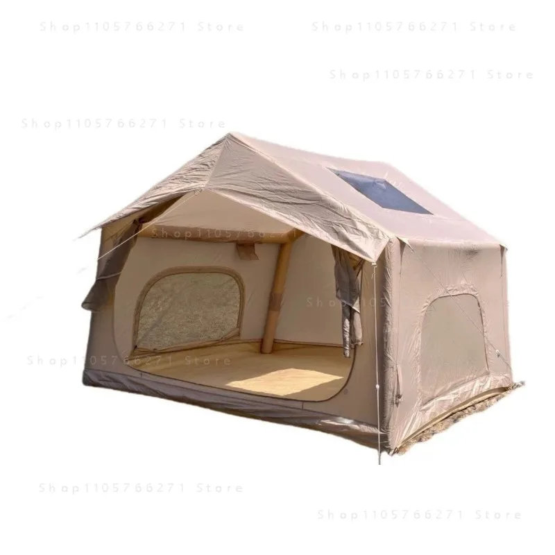 1-2 Person Inflatable  Square Meters Single Layer Tent Free Build Quick Open for Camping Outdoor Hiking