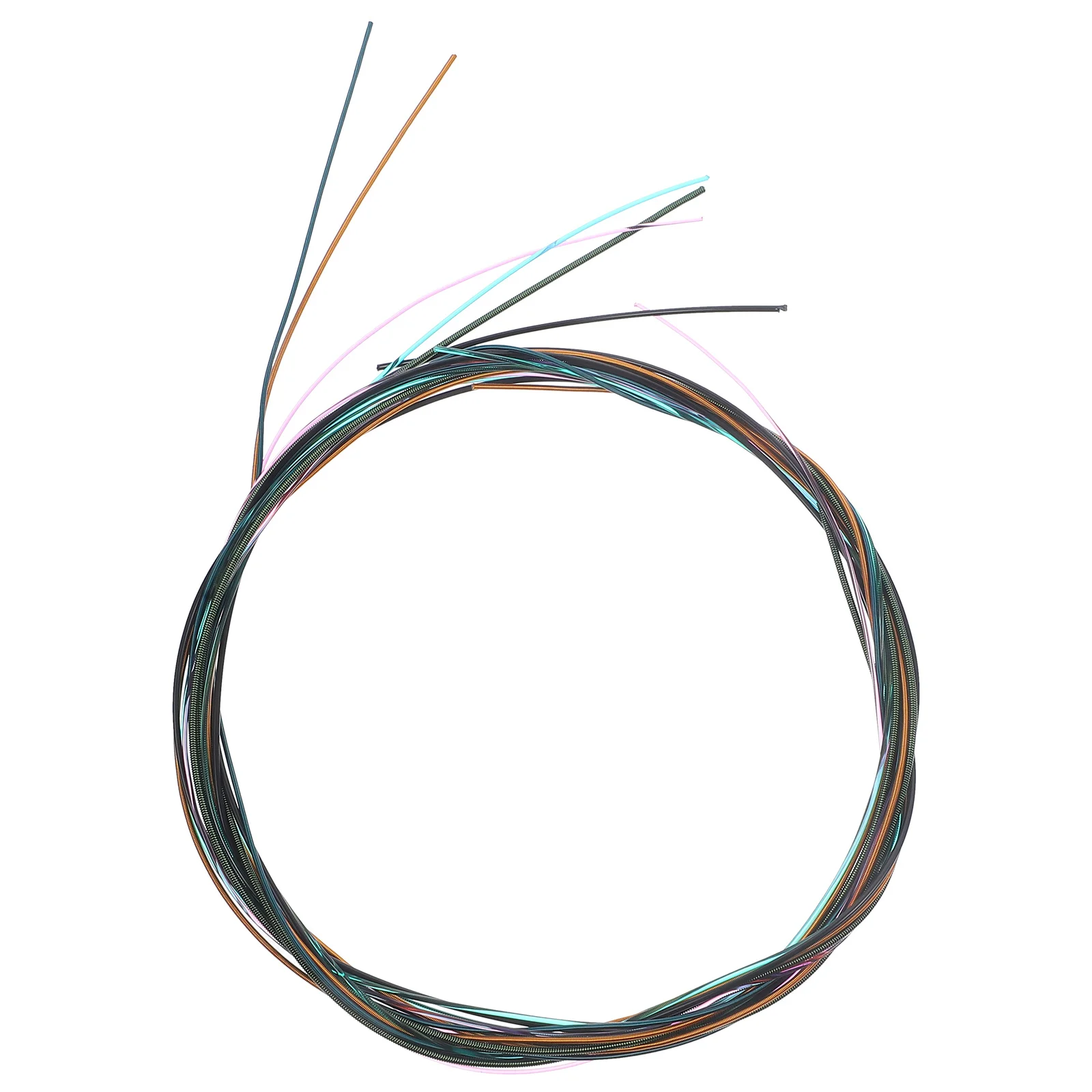 6 قطعة سلاسل الغيتار المعدنية الملونة الغيتار الكهربائي الملحقات قوي ليس من السهل كسر تشوه بشكل جيد باستخدام الشعور