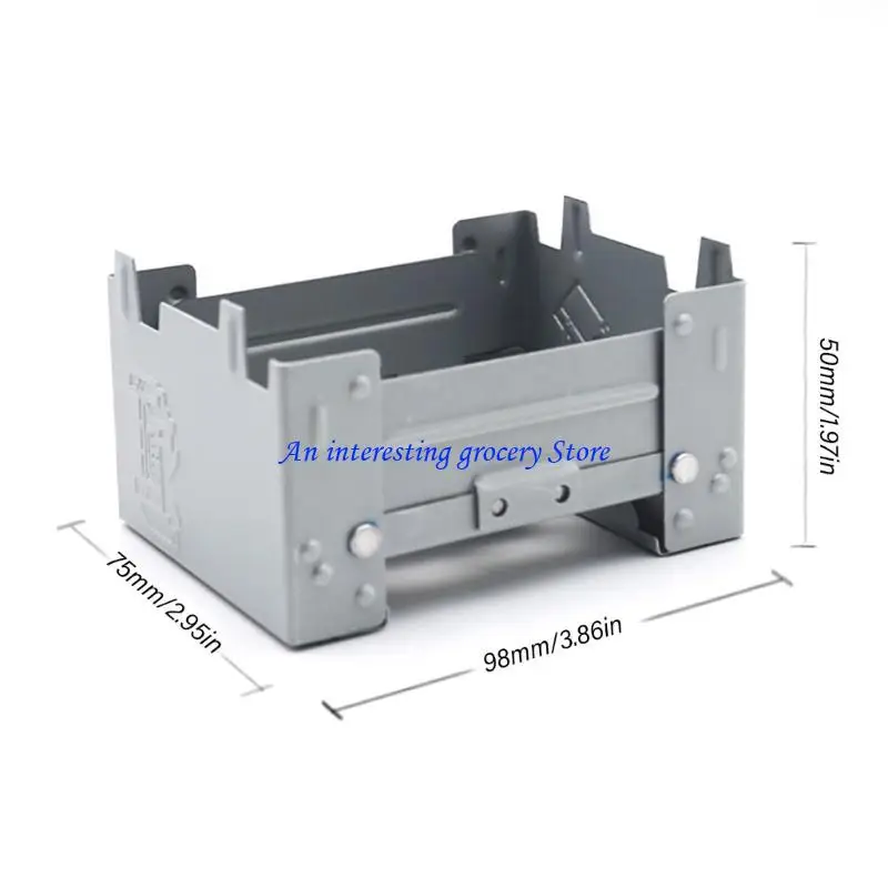 652D سميكة الوقود الصلب موقد صغير الظهر موقد للطي مخيم موقد في الهواء الطلق جيب طباخ الصلبة الكحول موقد