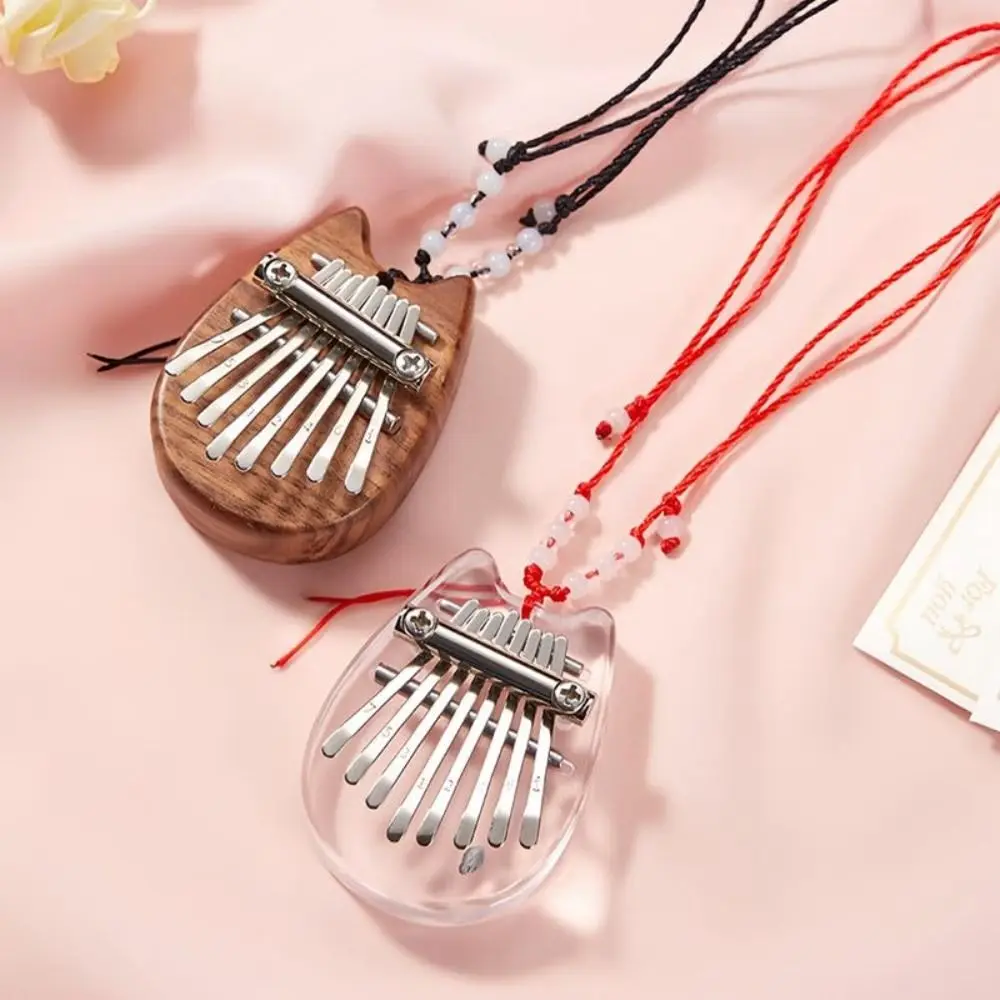 1 قطعة قلادة البيانو 8 مفتاح إصبع الإبهام البيانو ماريمبا الموسيقية الكبار المبتدئين كاليمبا كاليمبا للطفل طفل رضيع عيد الحب #3