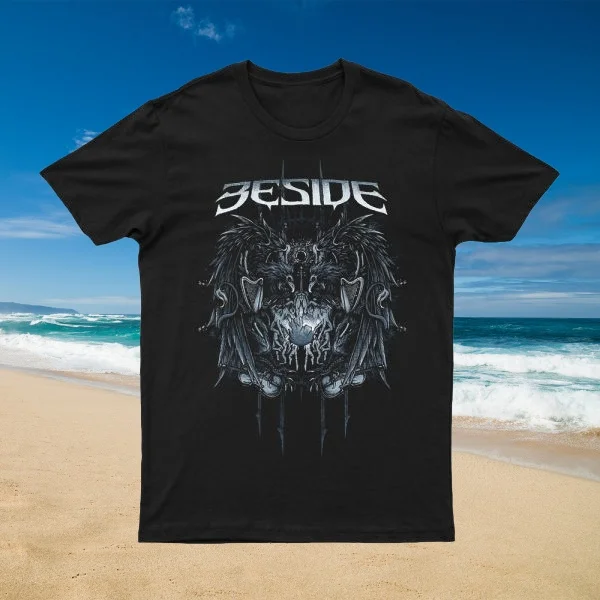 

Новинка 2024 года ORIGINA — BESID — ALMIGHTY Тенденция уличной моды унисекс с принтом и короткими рукавами из чистого хлопка с круглым вырезом