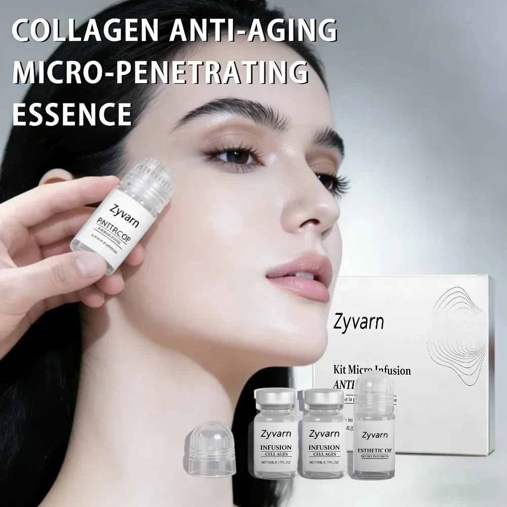 Upgrade Face Skin Repair Micro Needle Essence Niacinamide Facial Serum, Brighten Skin Tone, Moisturize and Hydrate, Smooth and D