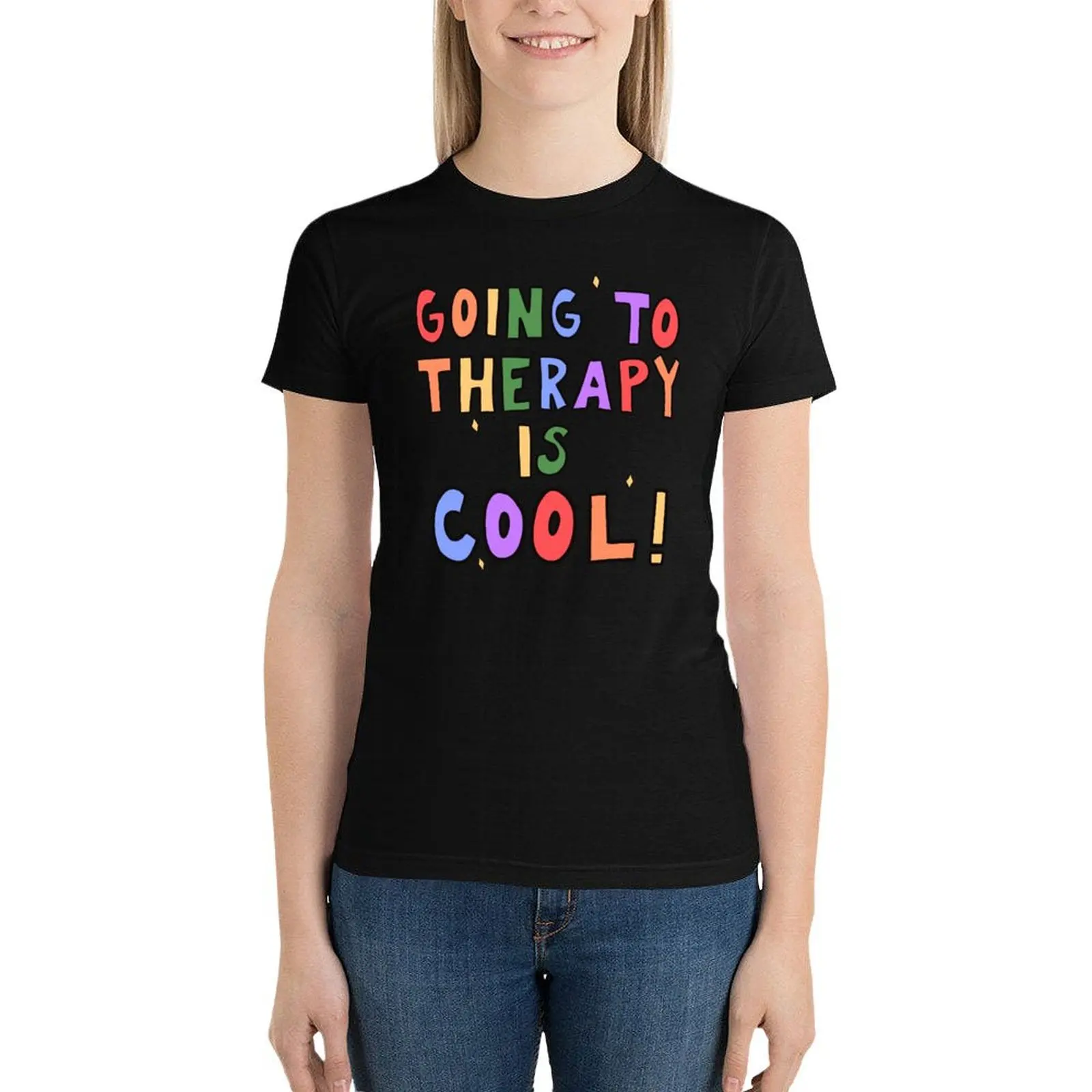 

Going To Therapy Is Cool! T-Shirt animal print shirt for girls cute tops female tops t shirt dress Women