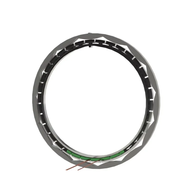 YH-XB297-240-15-A High Resolution 297mm Ring Magnetic Absolute Encoder 15 Multi-Poles 12-bit IP69 20K RPM Passive Output