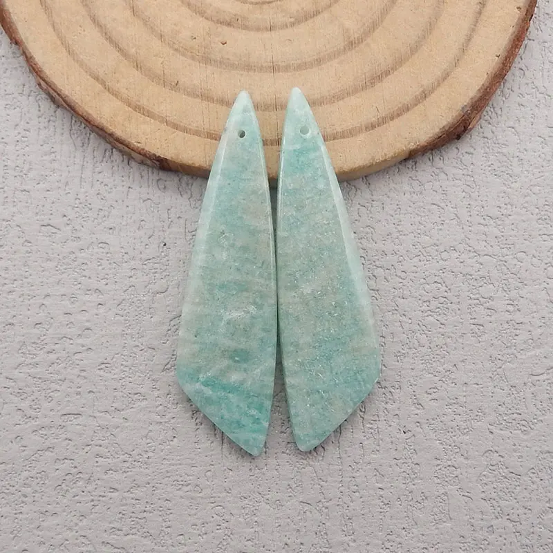 Natural Amazonite Earring Bead,Birthday Gift,Women's Jewelry Accessories Charm Personalizable