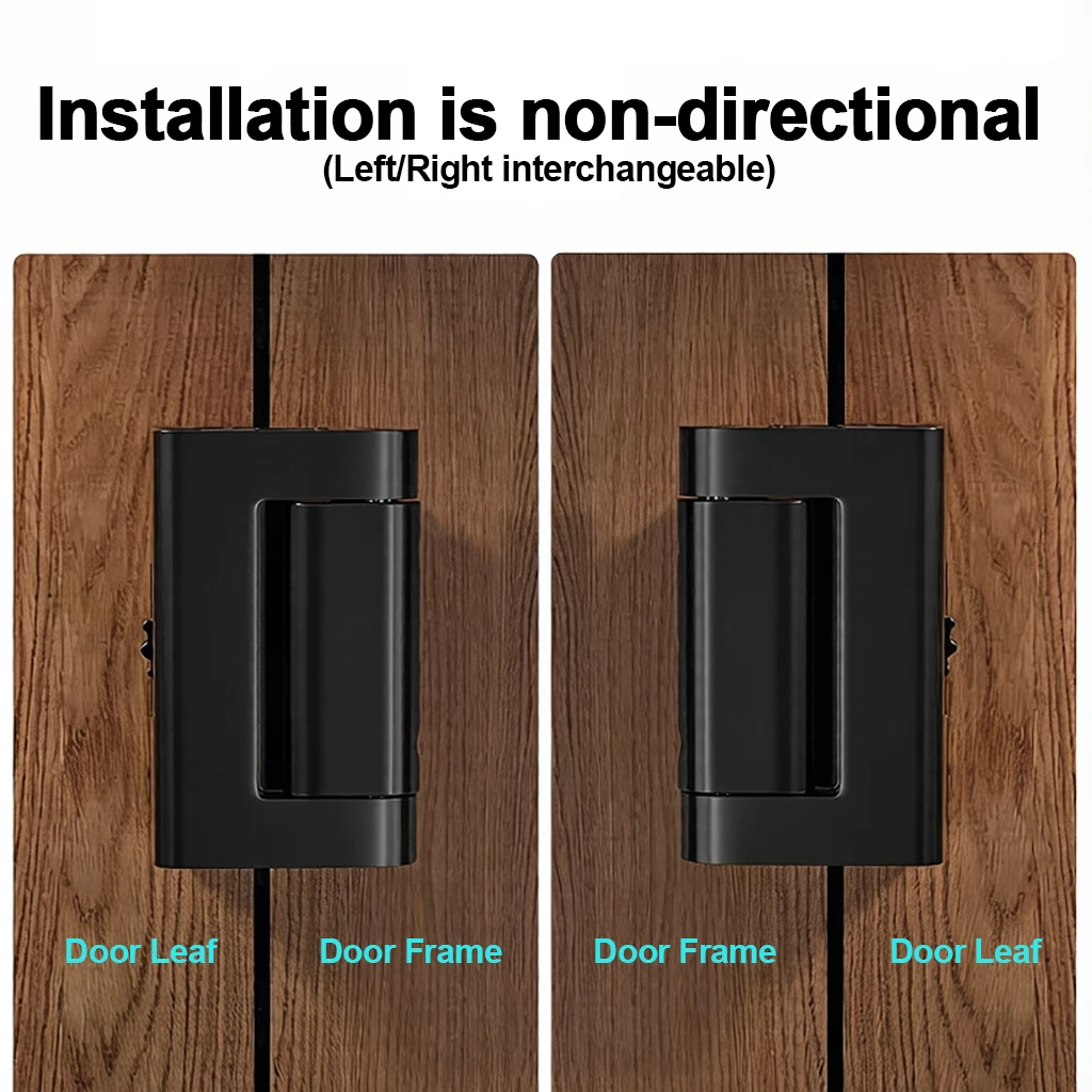 Adjustable Punch-Free Door Stop Security Lock Anti-Break-In Portable Reinforced Door Blocker for Bedroom Apartment Rental Safety