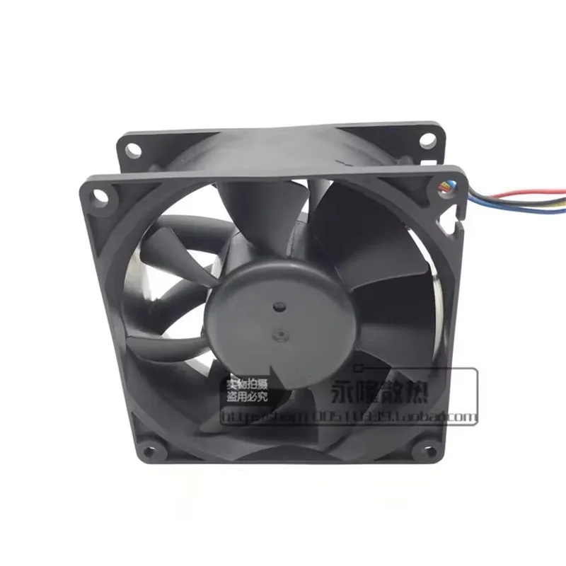 Original 9CM 9038 12V 1.1A Super Large Air Volume Violent 4-wire PWM Temperature Control Cabinet Server Cooling Fan V35208-35