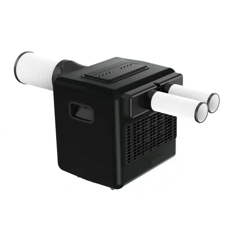 Portable air conditioner free AC power supply for indoor and outdoor use