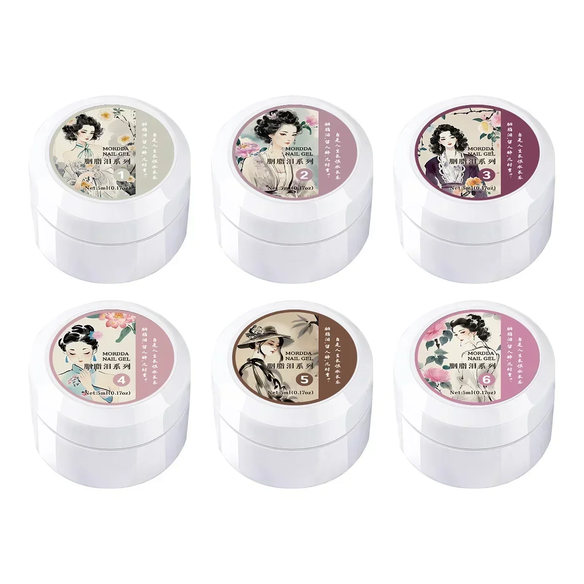 6 ألوان 5 مللي ضوء الماء القط المغناطيسي جيل للأظافر الترا تألق بريق شبه دائم نقع قبالة UV هلام مسمار الفن الورنيش مانيكير #6