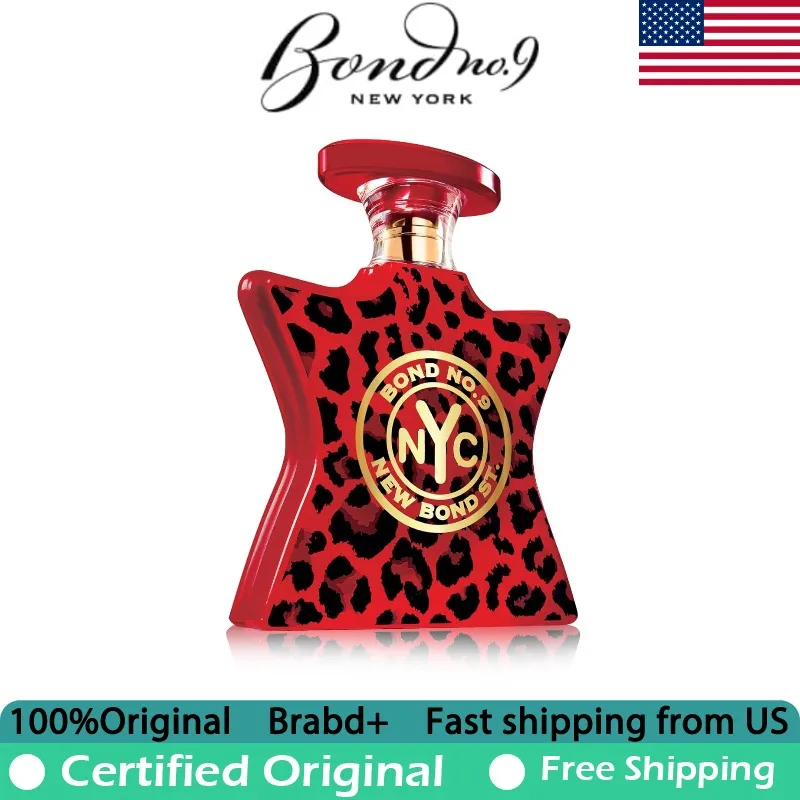 Bond No.9 New Bond St Eau de Parfum Spray 100 ML, Colonia Oriental de Vainilla de Larga Duración, Unisex, 3.4 Onzas, Perfumes Premium con Feromonas