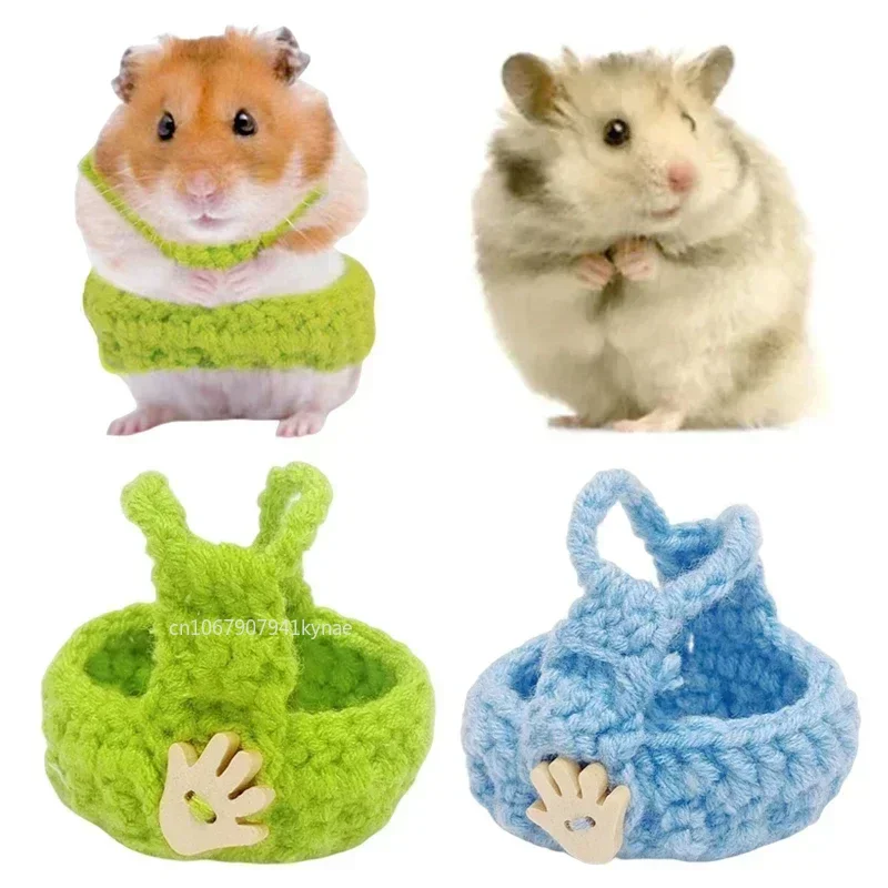 Clothes Christmas Costume Hand Party Pet Vests Lovely Hamster Tops Knitted Small Animals Guinea Mini Pig Cobaya 햄스터용품