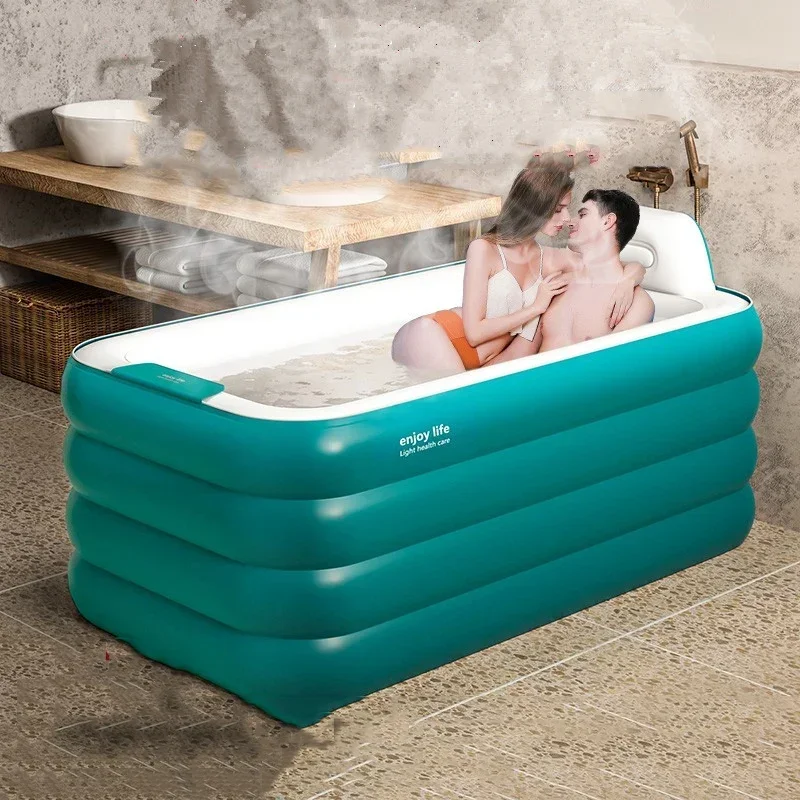 Plastic Bathtubs Adult Inflatable Bath Bathtub Plastic Bucket Inflatable Bathtub Adullte Household Bathtub Opblaasbaar Bad