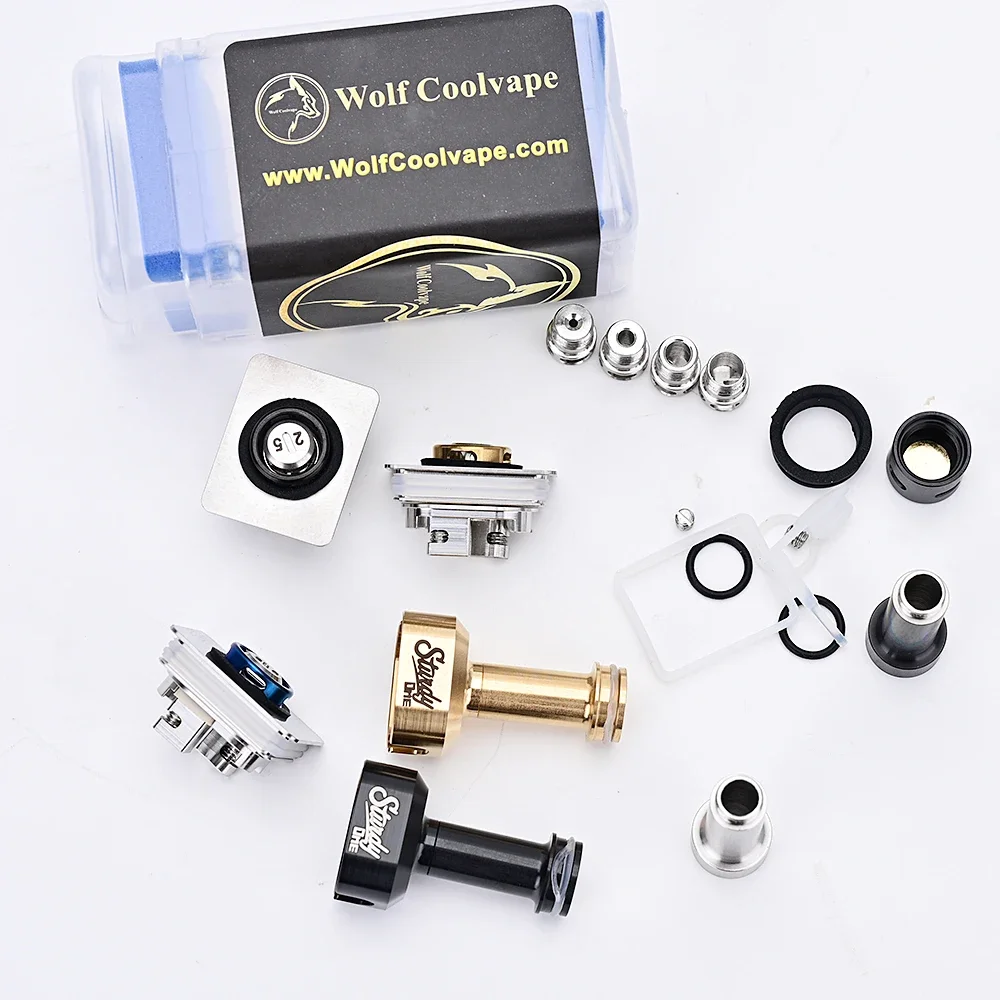

Wolfcoolvape RBA Sturdy One Boro Tank Set для dotAIO V1 V2 Lite BB Billet Box Mod Vape Atomizer Rebuildable Tank Kit