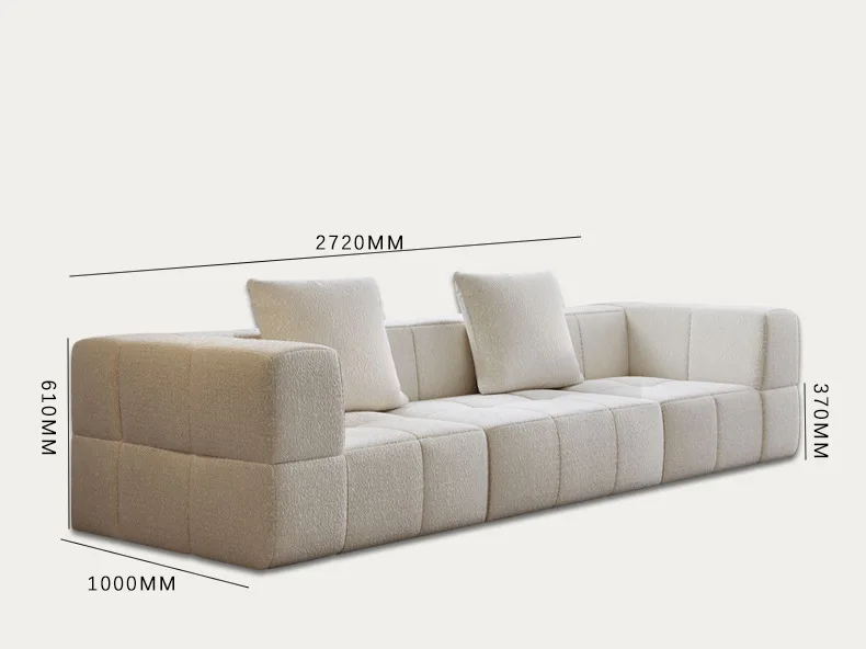 Einfache nordische Leder Stoff Bett Ecke Liege Vakuum Compression Sofa Ess كريم Teddy Samt Baumwolle Candy Block Bett