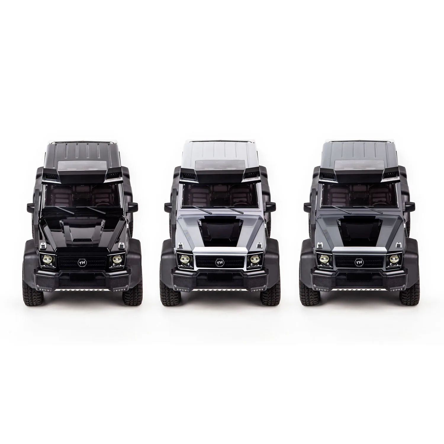 RC Off Road Car 1/8 TRACTION HOBBY KM6 6WD Radio Controlled Vehicle RC Electric Model Cars 2Speeed Axel Locks 775 Brushed Motor