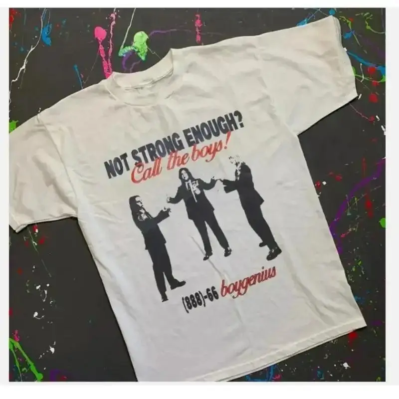 Boygenius Not Strong Enough Call The Boys Retro Vintage 90s T Shirt