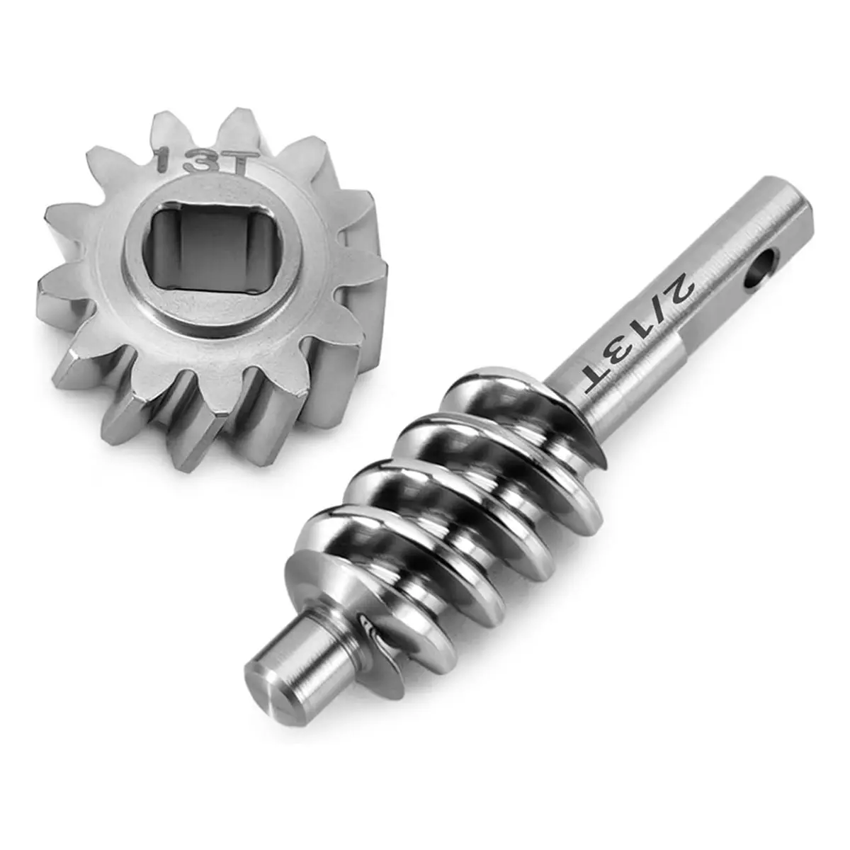 

Utility Design 2/13T Axle Worm Gear Set for 1/30 SCX30 RC Crawler Upgrades, 2 Sets