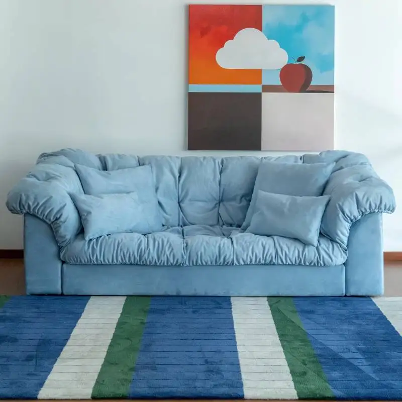 Nordic Designer Living Room Sofas Flower Printed Apartments Living Room Sofas Lounges Lazy Divano Moderno Furniture For Home