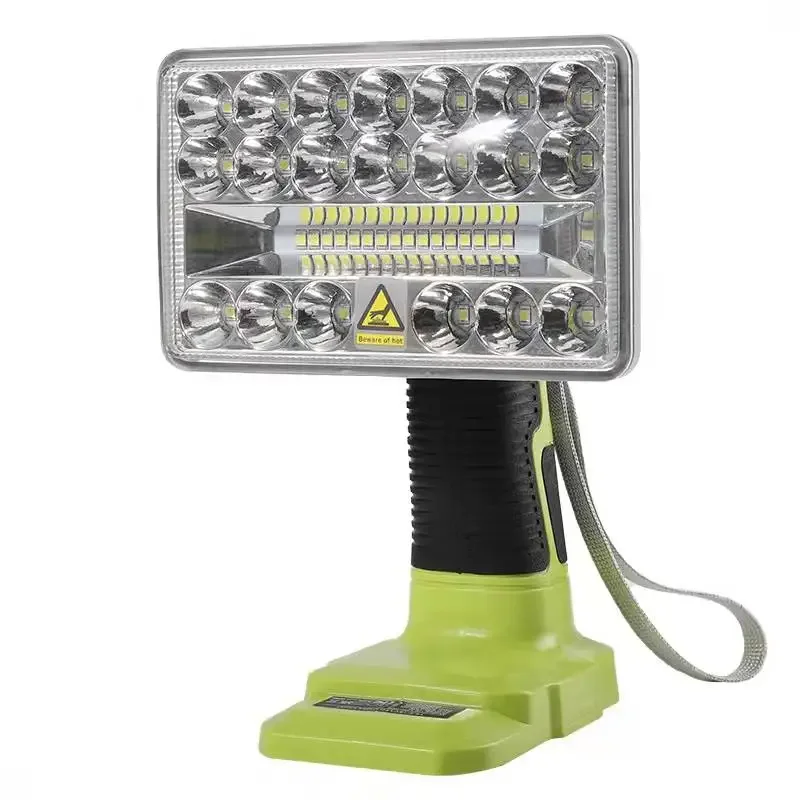 Alarm LED światła robocze latarki latarka elektryczna lampa samochodowa reflektorów do elektronarzędzi RYOBI 14.4V 18V litowo-niklowych jeden + akumulator