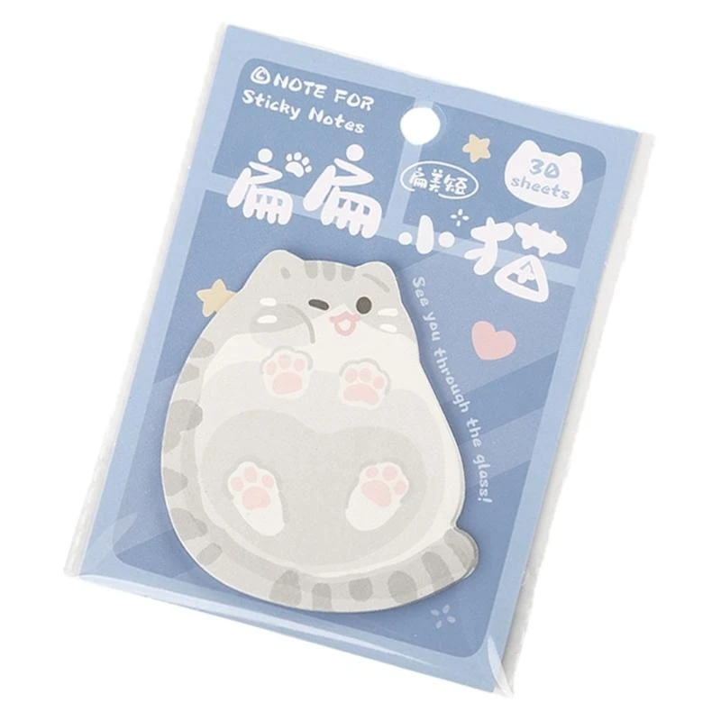 사랑스러운 애완 동물 스티커 노트 간단한 메모 패드를 쉽게 쓰기 쉬운 메모 패드 고양이 시리즈 스티커 메모