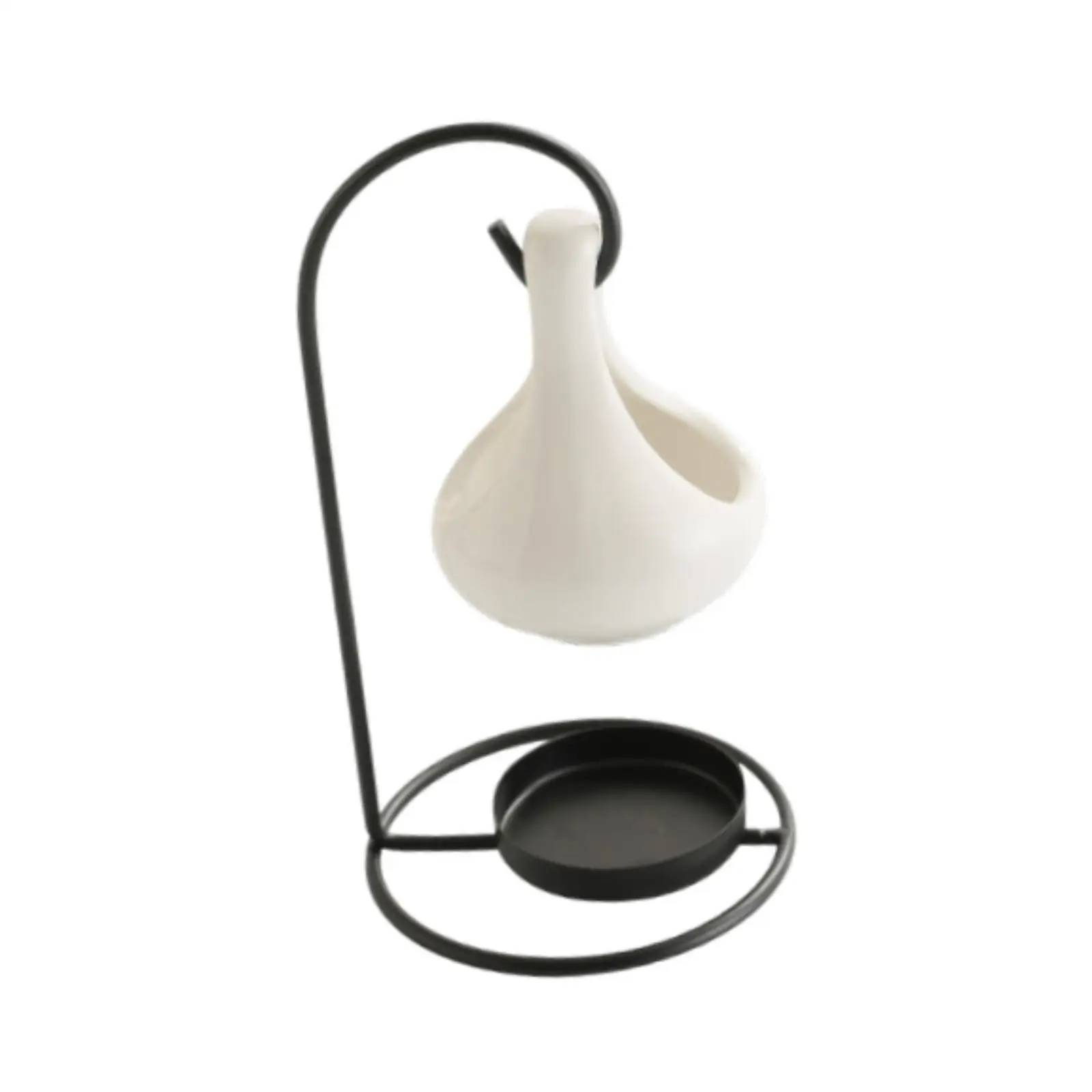 Wax Melt Burner Essential Oil Diffuser Metal Stand Desktop Decoration