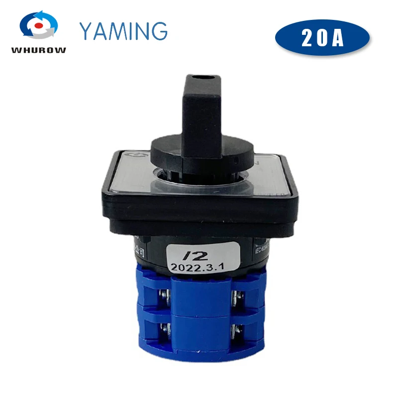 YMW26-20A Universal Power Cut Off 690V Two Poles Rotation Combination Control Circuit Rotary Cam Switch