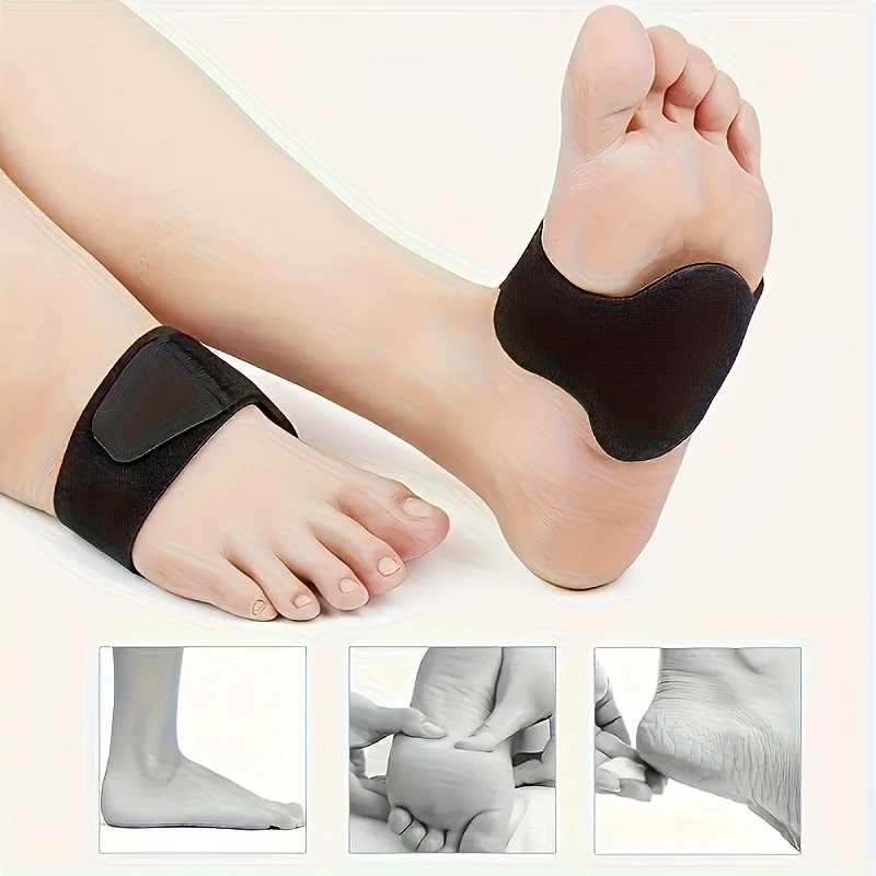 2pcs  Human heel protection cover Velcro adjustable heel pad for running, commuting, and relieving heel fatigue protective gear