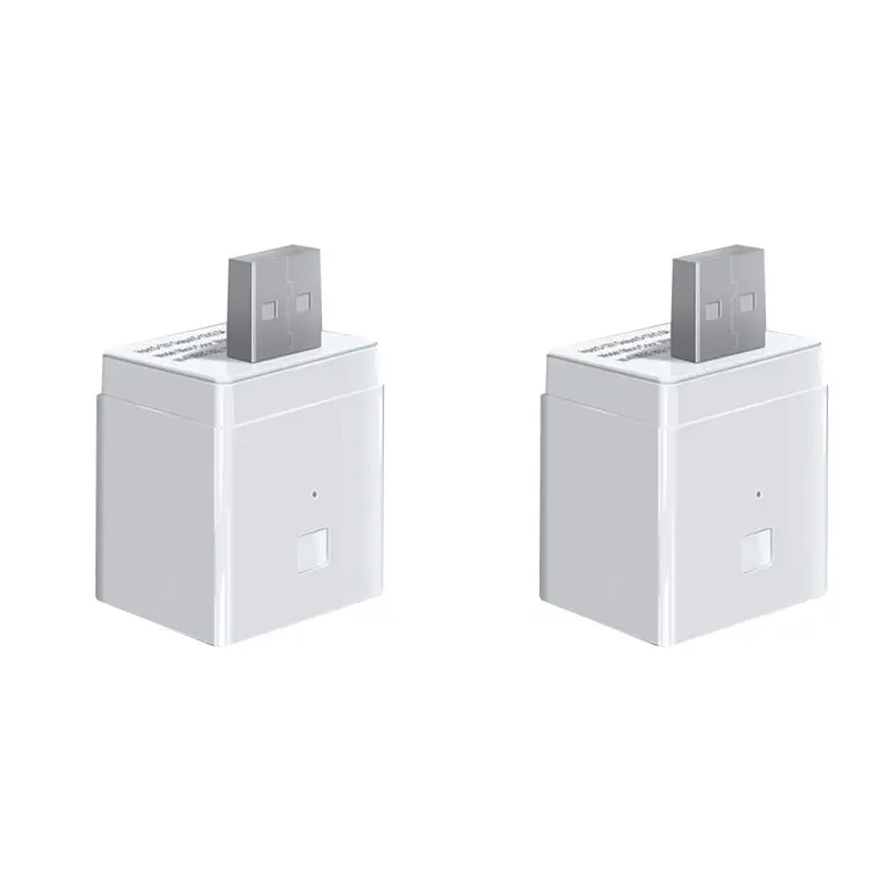 QWE-2X Tuya Smart Wifi USB Adapter 5V 2A Wifi USB Power Adapter For Yandex Alexa Hey Google For Smart Home Automation