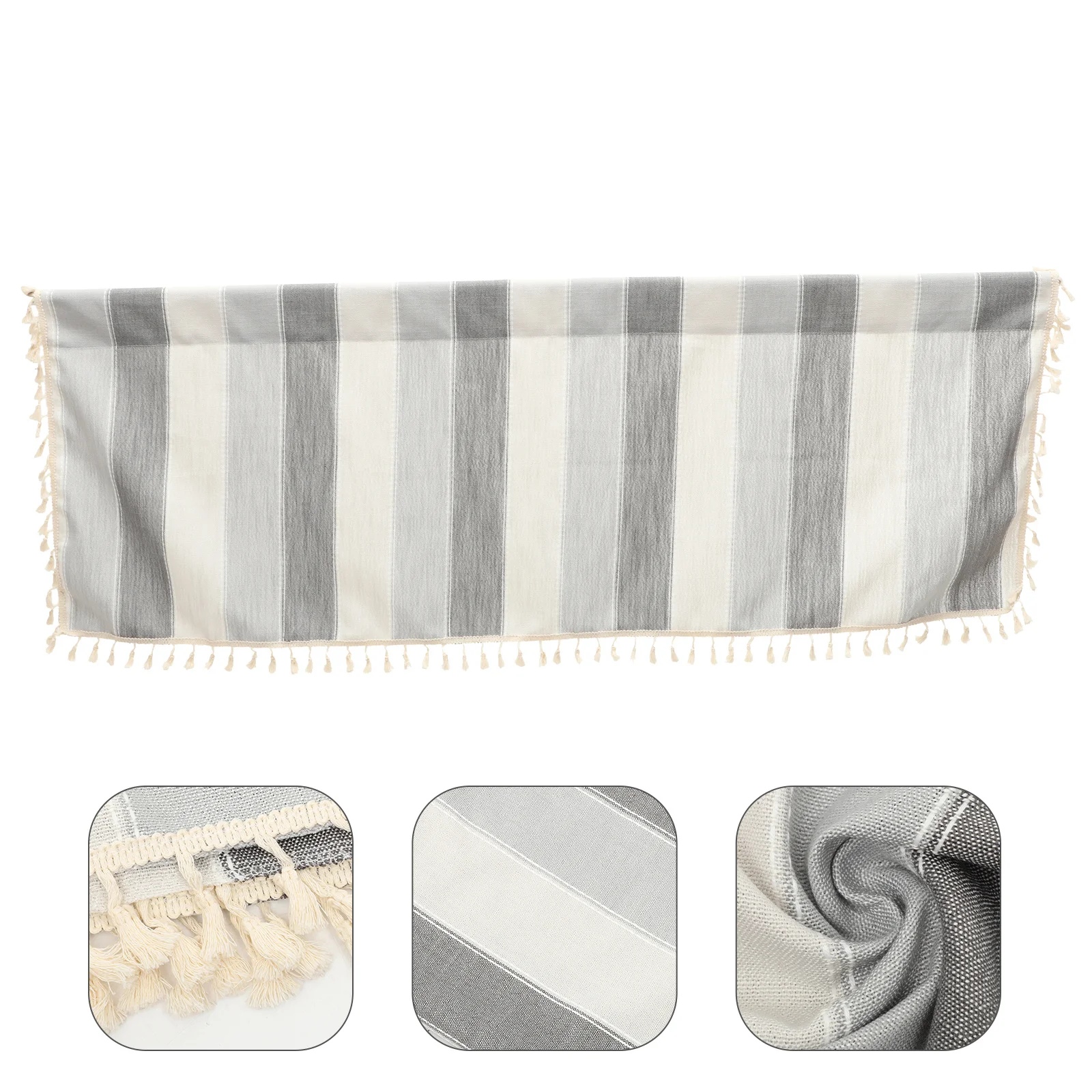 

Short Kitchen Curtain Linen Partition Curtain for Bathroom Restaurant Blackout Privacy Curtains for Kitchen Windows