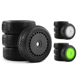 4pcs 116mm 1/8 RC Off-Road Buggy Tires Wheel 17mm Hex for ARRMA Trxs Redcat Team Losi Kyosho VRX HPI WR8 HSP Hobao 1:8 RC Car