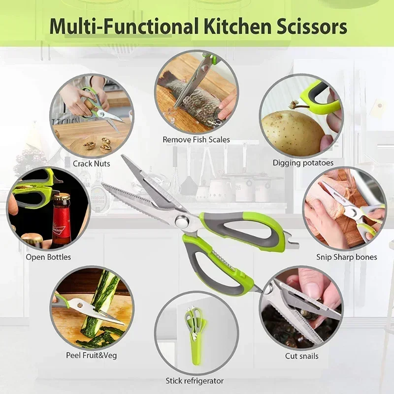 Scissors Scissors Cuisine Kitchen Scissors Accessoires Steel Household Detachable Chicken Food Multipurpose Bone De Stainless