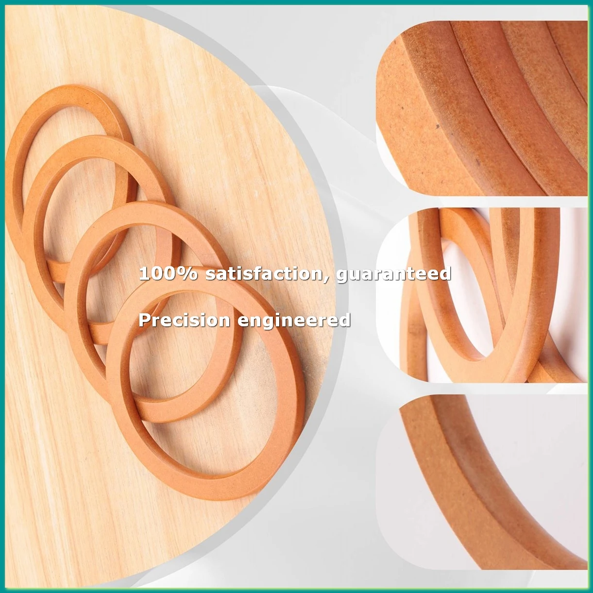 4PCS Wooden Round Shaped Handles Replacement for Handmade Bag Handbags Purse Handles-A07G