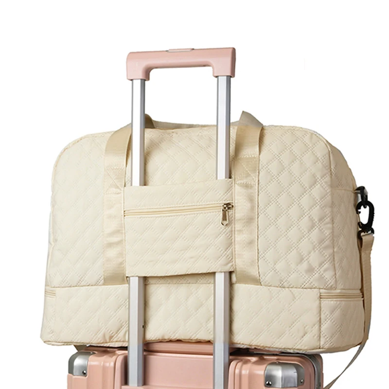 Set di borse da viaggio per uomo e donna con borsa per il trucco - Borsa in tinta unita - Essenziale per i viaggi - Conveniente e pratico