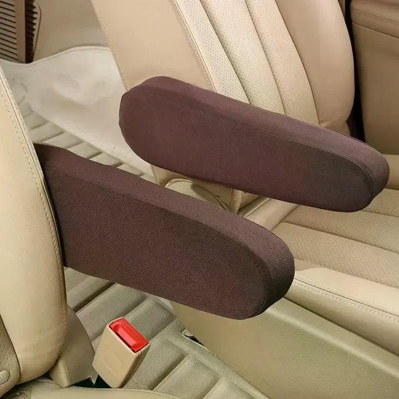 Car Seat Armrest Cover Universal Interior Auto Armrests Dust-proof Hand Armrest Protector Soft Comfortable Elastic Cloth Covers