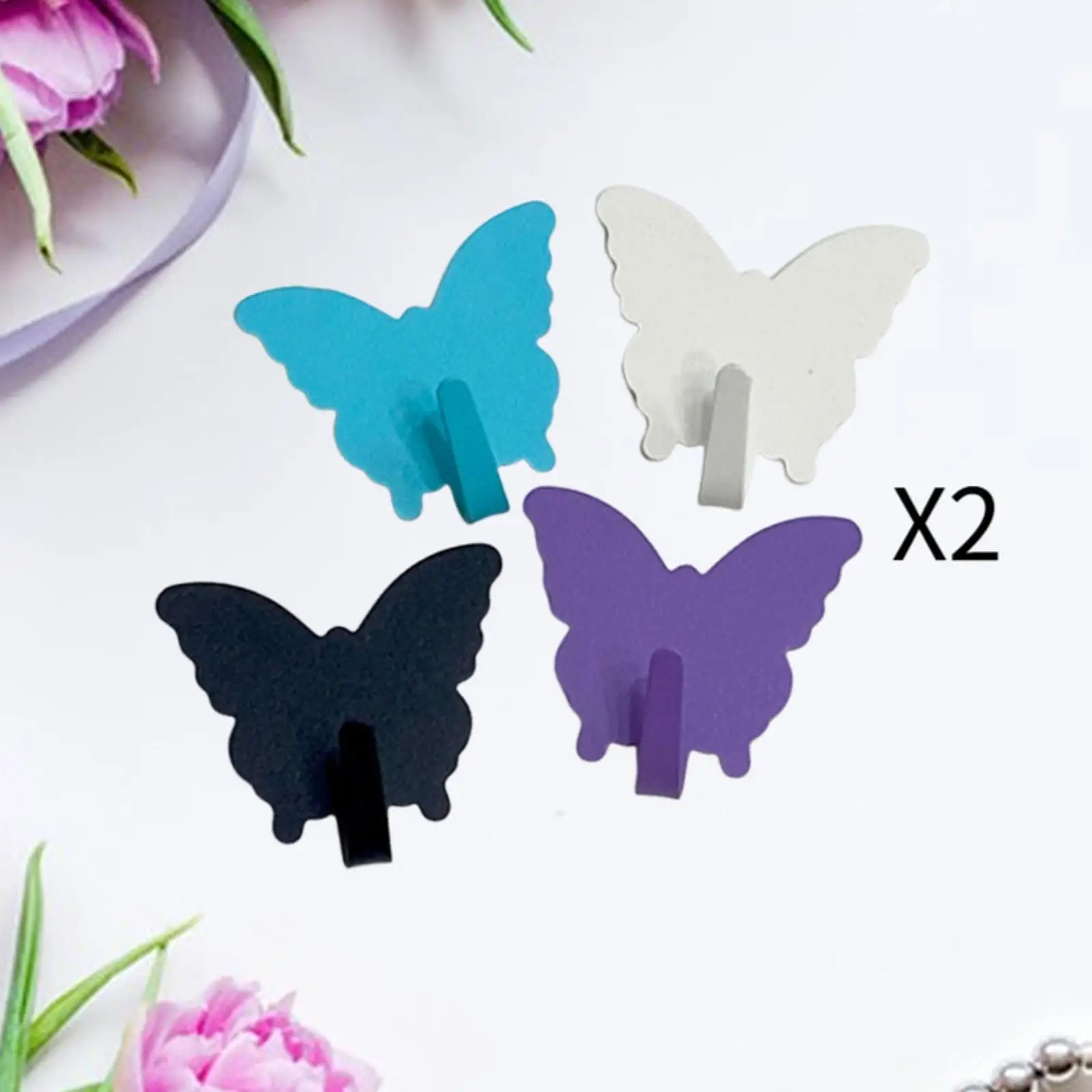 8x Single Wall Hanger Gift Sturdy Gifts Multifunctional Decorative Hat Rack