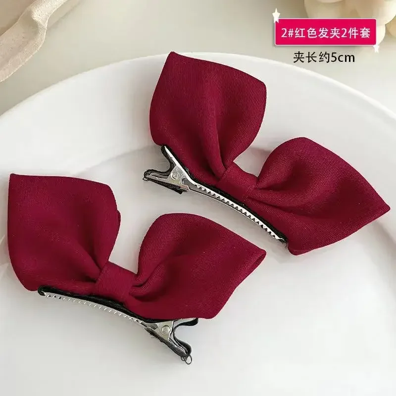 Korean New 3D Bow Hair Pin Cute Princess Hair Clips Barrettes Children Updo Headwear Girls Kids Hair Accessories