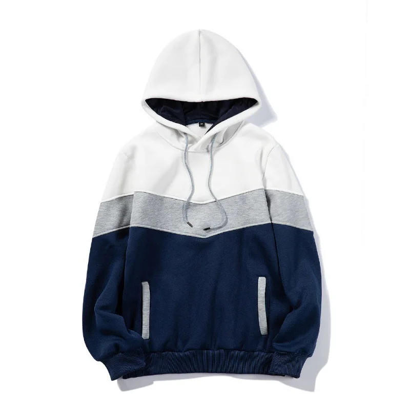 

2023 Spring Autumn Men's Hoodies Color Striped Slim Hooded Sweatshirts Mens Coats Male Casual Sportswear Streetwear Dropshipping