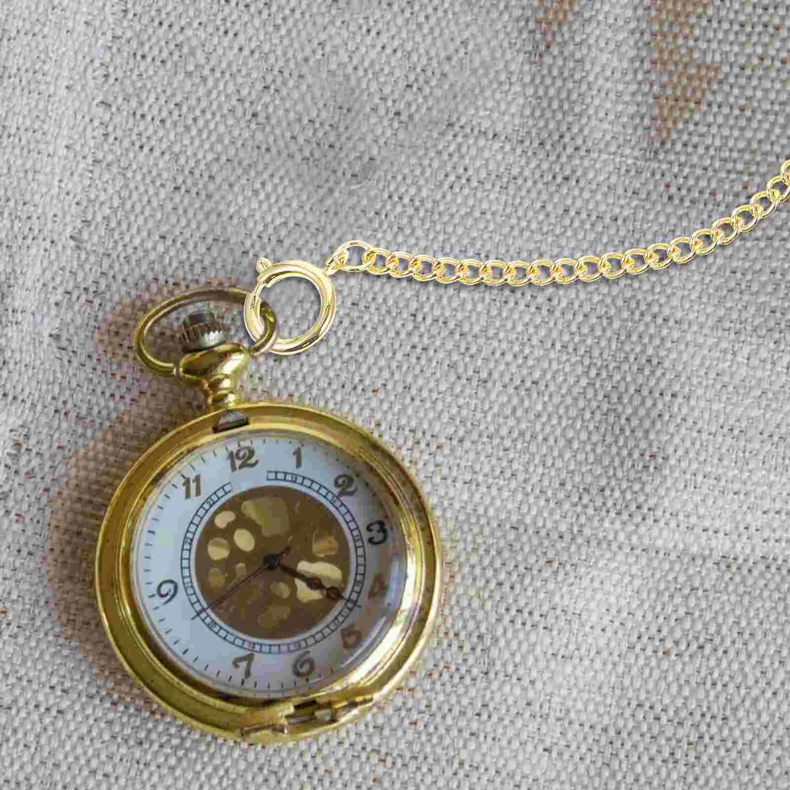 Sieraden Hangende Ketting Pocket Watch Horloges Voor Mannen Jeans Broek Kleding Gegalvaniseerd