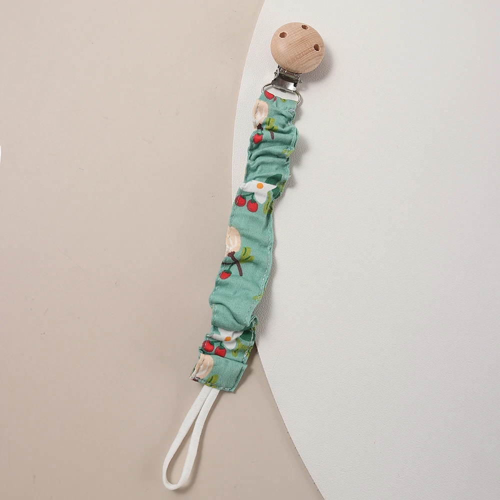 Fabric Pacifier Clip, Stylish & Soft Pacifier Holder