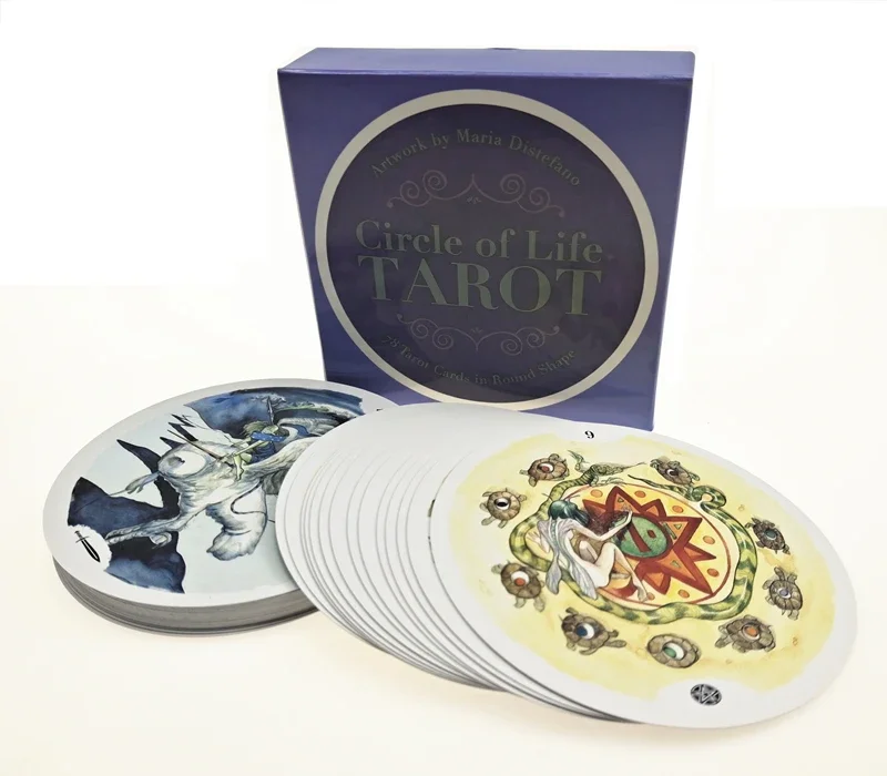 

Карты Таро Circle of Life, английская колода Таро, путеводитель, карточный стол, карточная игра, волшебная доля, гадальная карта для личного использования