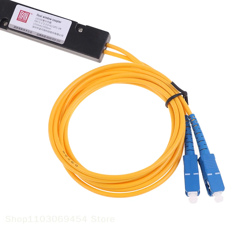 Internal Computer Cable Sleeve PLC Splitter SC APC 1X2 EPON optical splitte Singlemode Fiber SC/UPC PCL Splitter