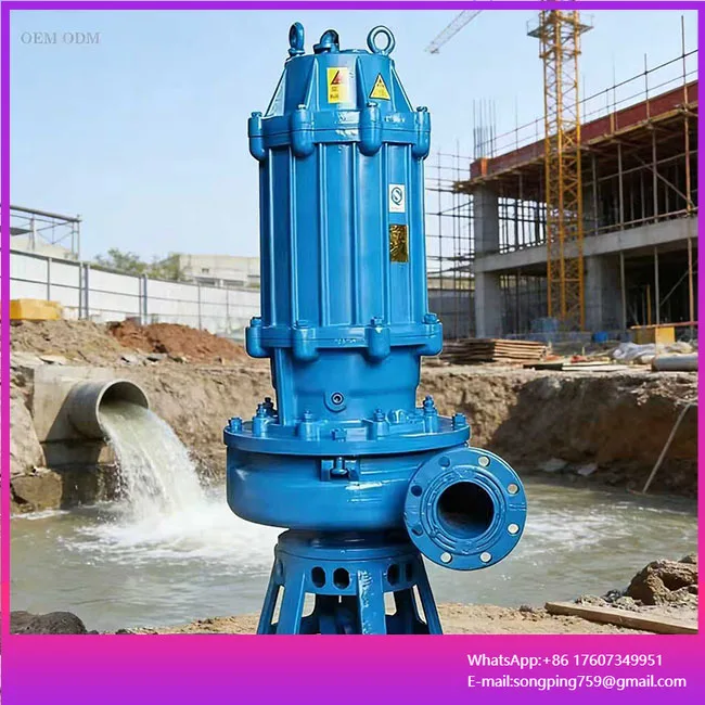 Submersible Centrifugal Slurry Pump - Heavy Duty for River Bed & Sediment Pond Dredgin  Bomba De Lodos Sumergible