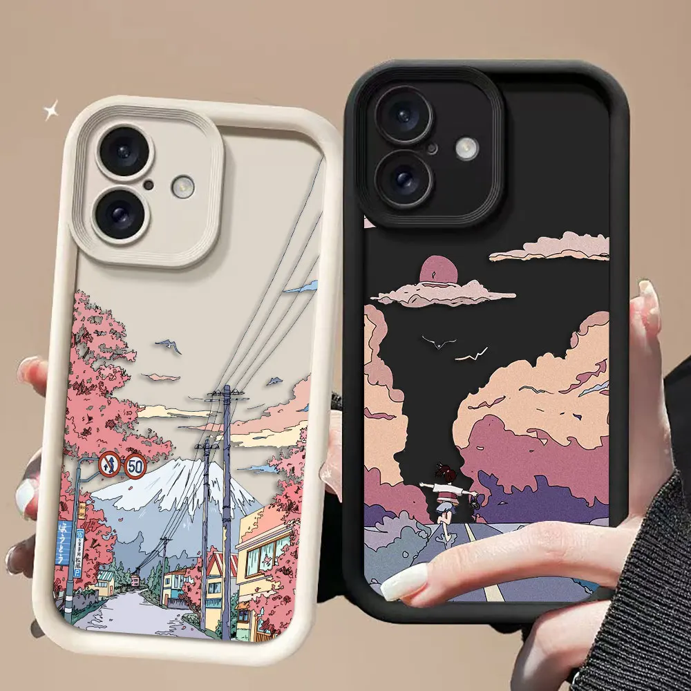

Beautiful Art Scenery Phone Case For OPPO A5 A3X Z5X A5 A54 A55 A57 A58 A72 A74 A76 A78 A93 A94 A98 FIND X3 X5 X8 F29 Case Capa