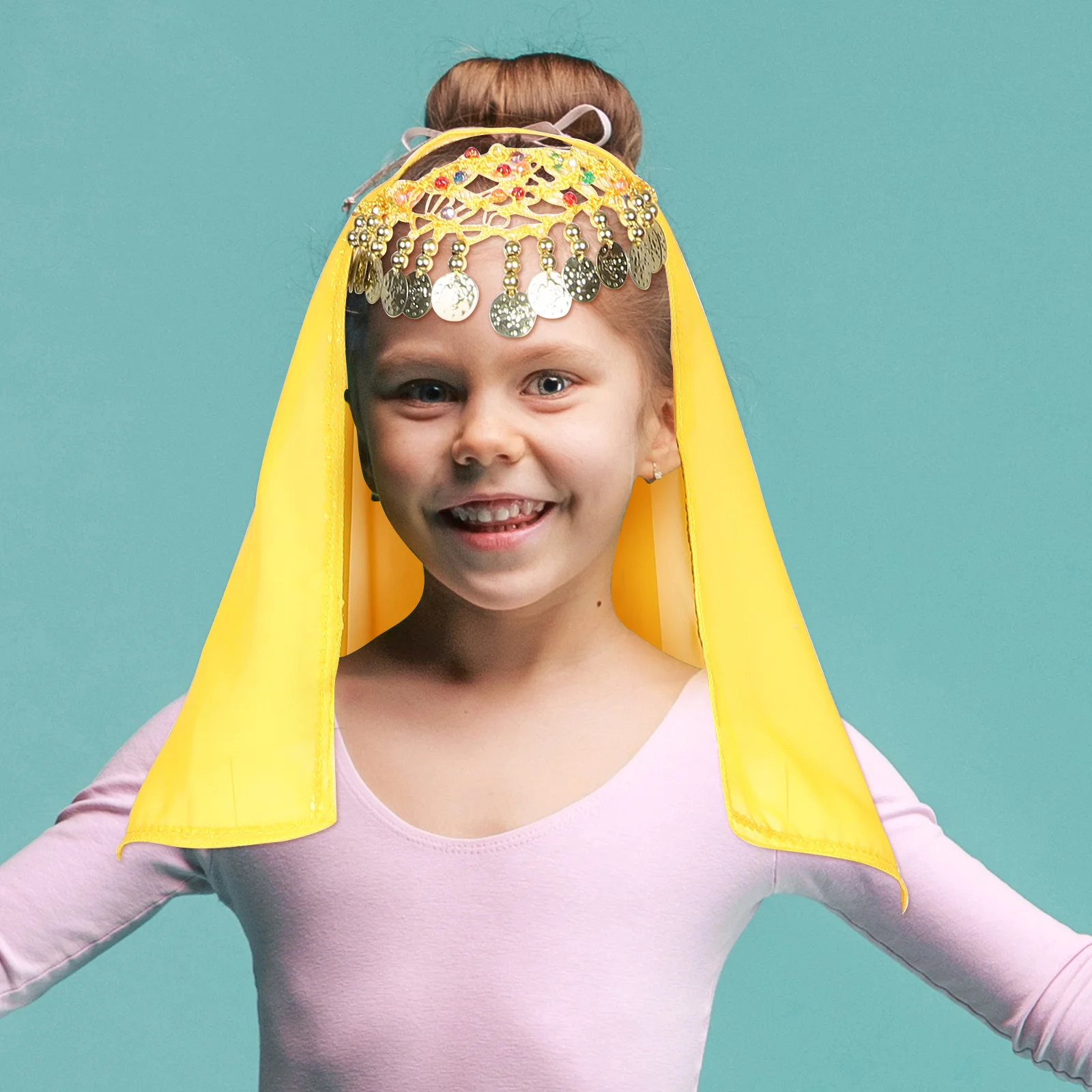 

1 set 1 Set 'S Belly Headpiece Soft Comfortable Fit For Dance Performance Tribal Dance Accessory Costume Jewelry