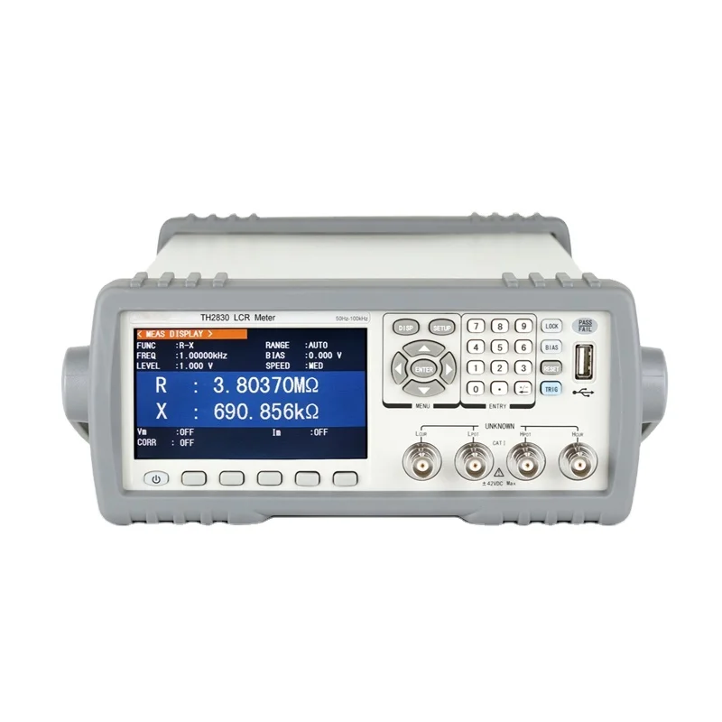 

TTLTES TH2830 Digital Capacitance Resistance Inductance Tester 50-100kHz Continuous Frequency 0.05% Accuracy OEM Customizable