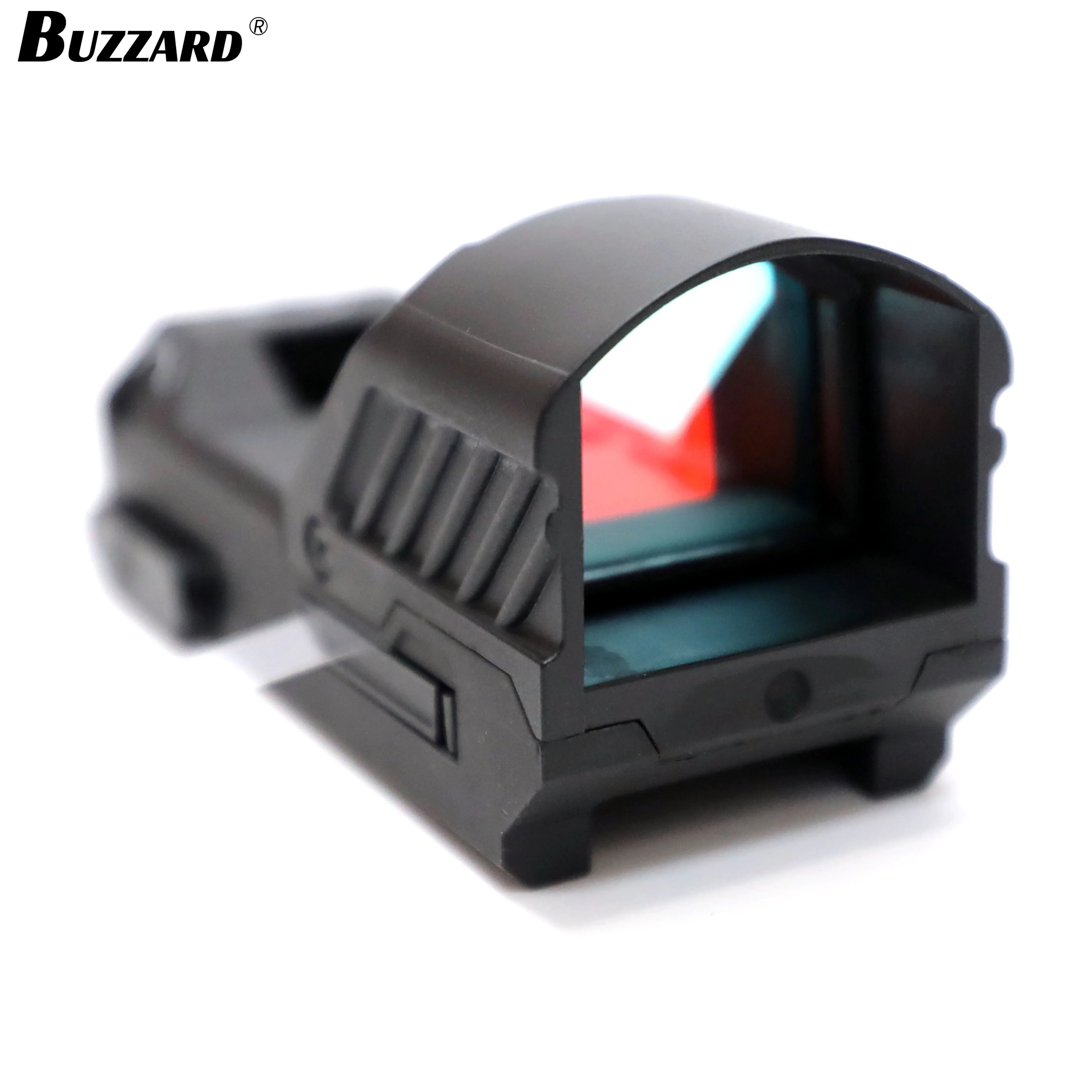

Тактическая оптика Buzzard 1x25, коллиматорный прицел с красной точкой - рефлекторная оптика для винтовки для охоты, крепление Пикатинни 20 мм