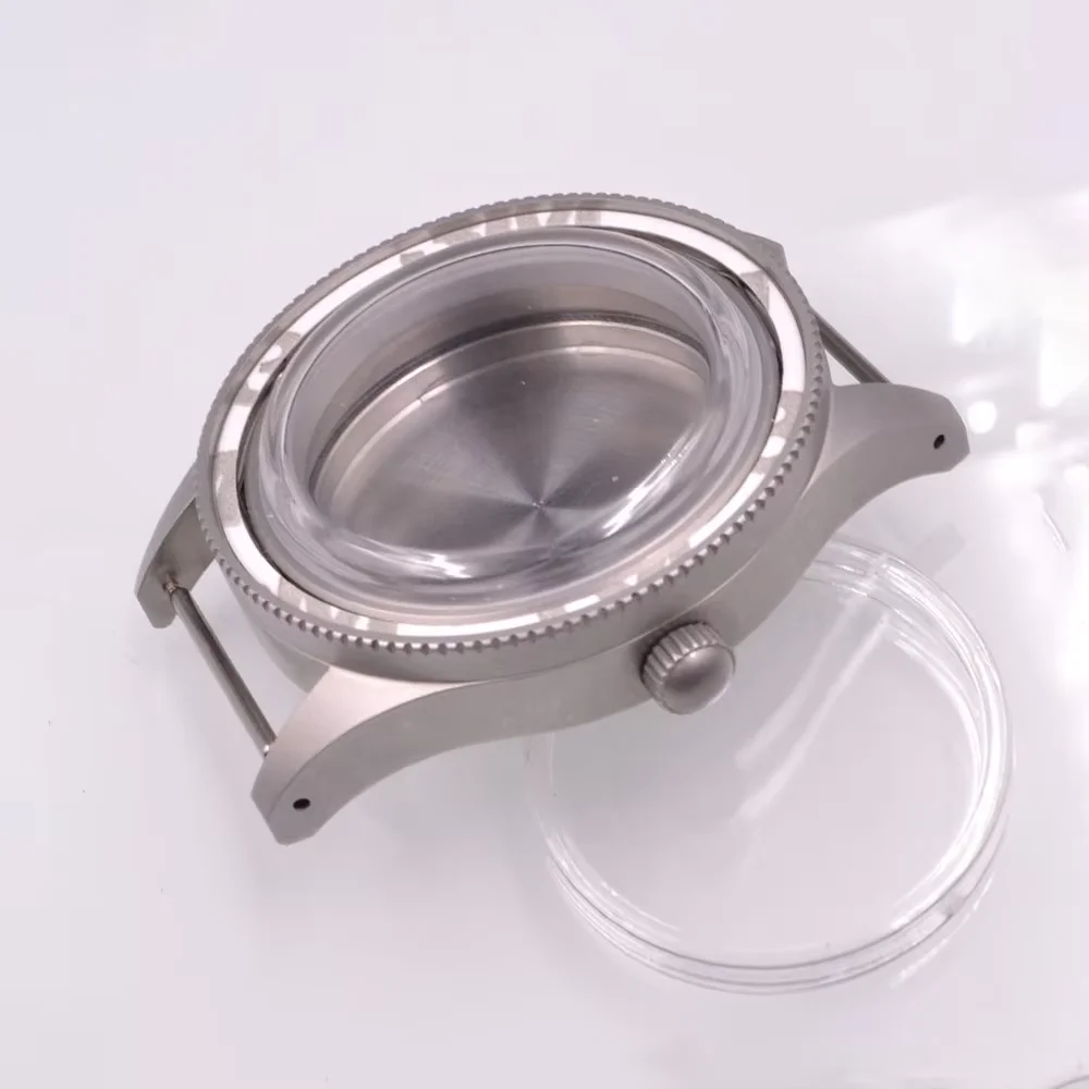 40mm Luminous Bezel Watch Case Sapphire Glass Fit NH35 NH36 ETA2824 PT5000 Automatic Movement